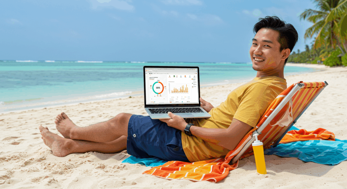 Tienda online automatizada generando ventas mientras el dueño descansa